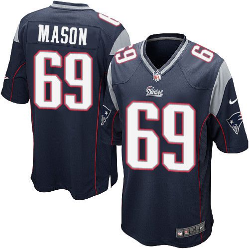 Men New England Patriots #69 Shaq Mason Nike Navy Game NFL Jersey->new england patriots->NFL Jersey